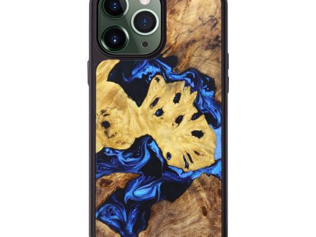 iPhone 13 Pro Max Wood+Resin Phone Case - Elouise (Mosaic, 627437) For Discount