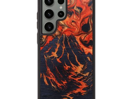 Galaxy S23 Ultra Wood+Resin Phone Case - Adam (Lava, 626068) Online