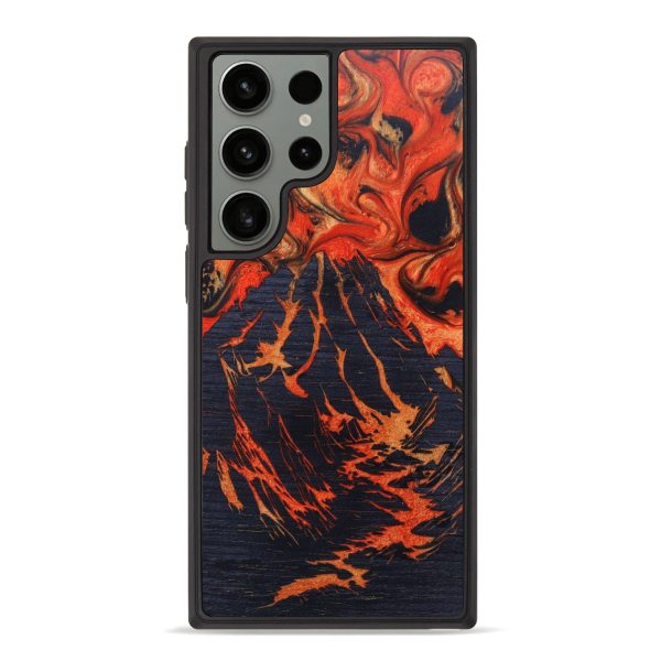 Galaxy S23 Ultra Wood+Resin Phone Case - Adam (Lava, 626068) Online