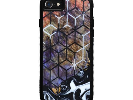 iPhone SE Wood+Resin Phone Case - Karina (Pattern, 628147) Sale