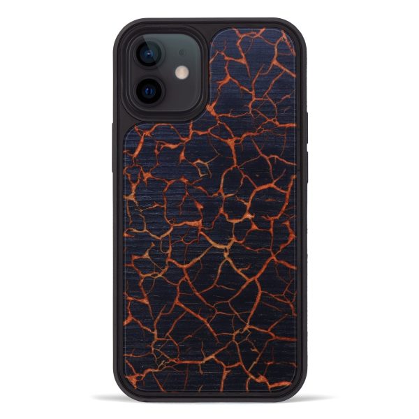 iPhone 12 Wood+Resin Phone Case - Cary (Lava, 627083) Online Sale