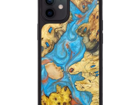 iPhone 12 Wood+Resin Phone Case - Brylee (Mosaic, 627738) Online Sale