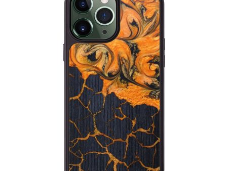 iPhone 13 Pro Max Wood+Resin Phone Case - Amias (Lava, 624967) Cheap