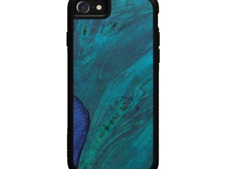 iPhone SE Wood+Resin Phone Case - Cristopher (Maple Burl, 624774) on Sale