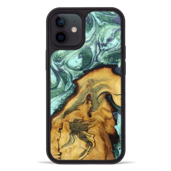 iPhone 12 Wood+Resin Phone Case - Jerad (Artist Pick, 626799) Online now