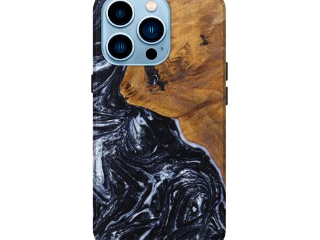 iPhone 14 Pro Wood+Resin Live Edge Phone Case - Linda (Artist Pick, 625520) Discount